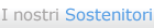 I nostri sostenitori I nostri sostenitori